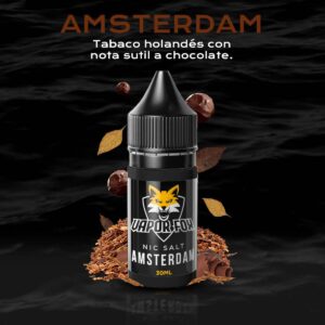 Vaporfox Salt Nicotine 30ml 35mg Amsterdam