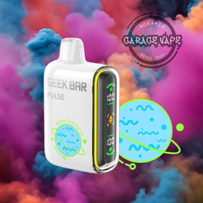white gummy ice geek bar sabor GEEK Out Your TASTE