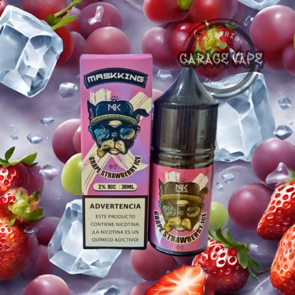 Salt Nic Maskking 35mg x 30ml Grape Strawberry Ice