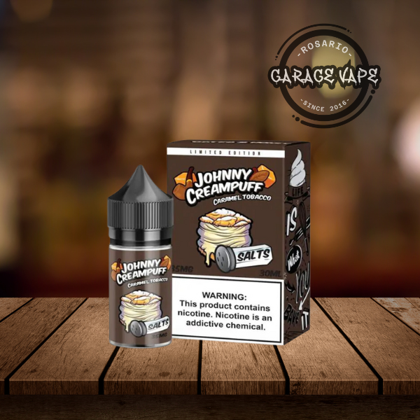 Salt Nic Johnny Creampuff 20mg x 30ml Caramel Tobacco