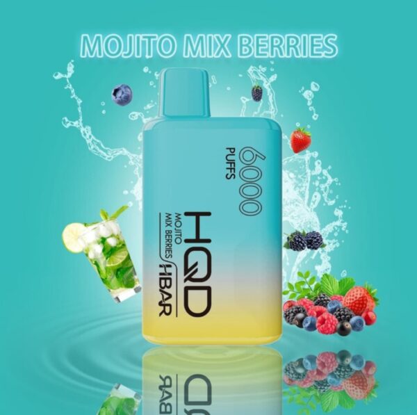 HQD 6000 Puffs 5% Mojito Mix Berries