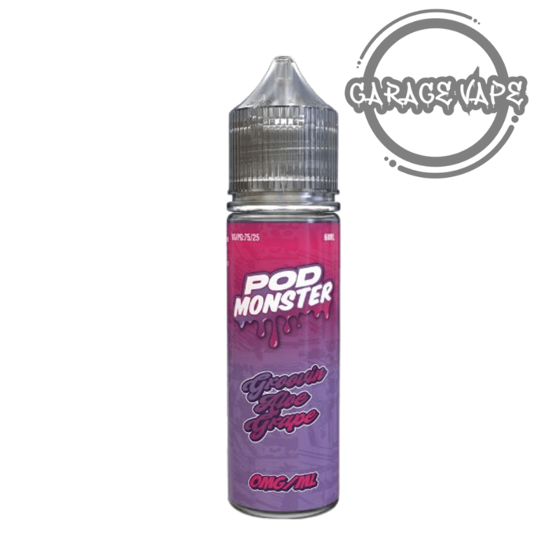 Salt Pod Monster 60ml x 20mg Groovin Aloe Grape