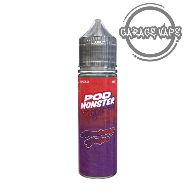 Pod Monster 60ml x 0mg Cranberry Grape