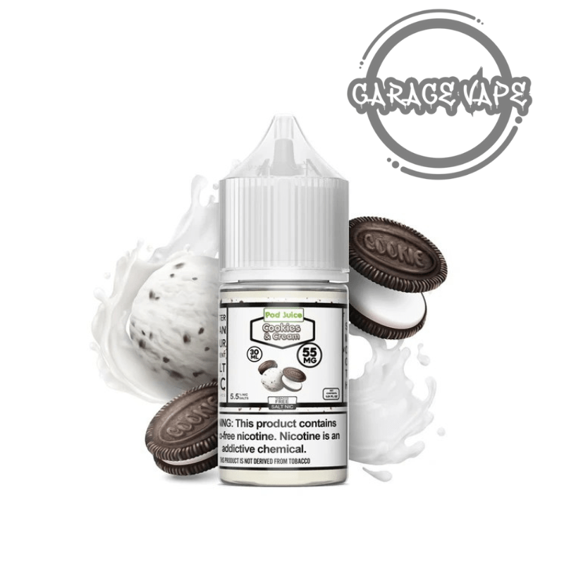 Pod Juice Salt 30ml x 35mg Cookie And Cream