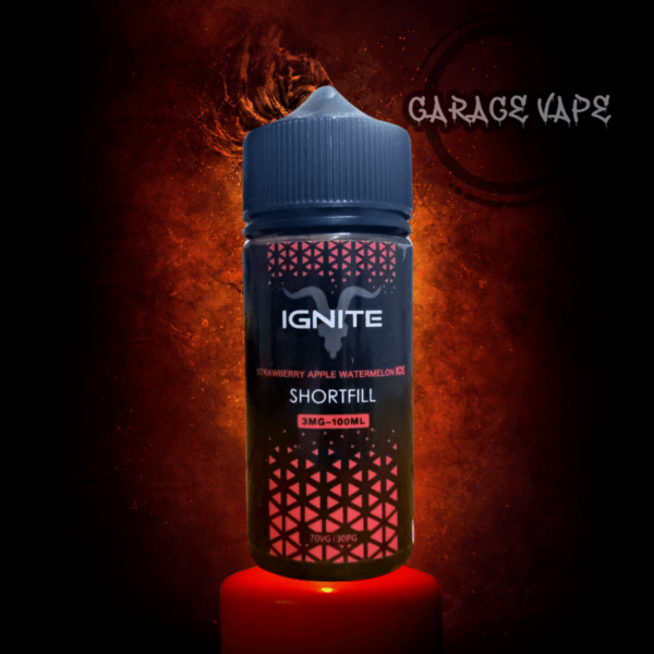 Liquido Ignite 100ml x 3mg Strawberry Apple Watermelon Ice