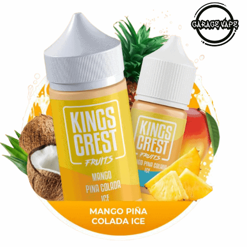 Liquido King Crest Fruits 120ml x 3mg Mango Piña Colada Ice